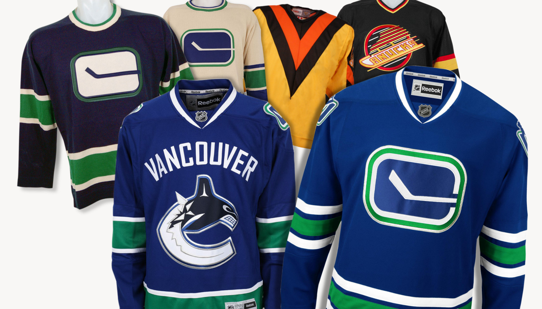 Bruins, Canucks jerseys have different look